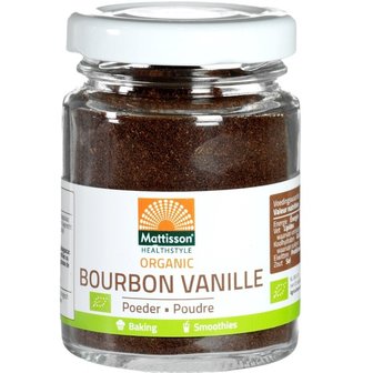Vanillepoeder (ongezoet) 30 gram (biologisch)