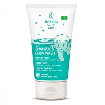 Weleda Kids Shampoo en Bodywash Coole Munt 150 ml