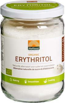 Erythritol (ongezoet) 400 gram (biologisch)