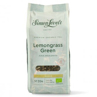Losse Green Tea Lemongrass (90 gram) (biologisch)