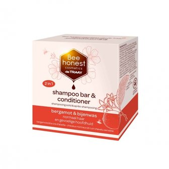 Haarzeep en Conditioner Bergamot Bijenwas 80 gram