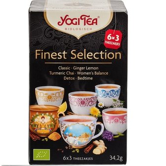 Yogi Tea Finest Selection THT 31.7.24 (6 smaken) (biologisch)