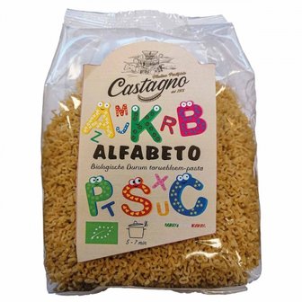 Kinderpasta ABC 500 gram (biologisch)