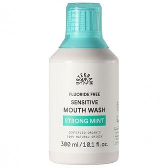 Mondwater Strong Mint zonder Fluor 300 ml