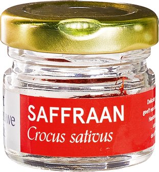 Saffraan 1 gram (biologisch)