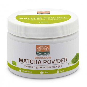 Matchapoeder 125 gram (biologisch)