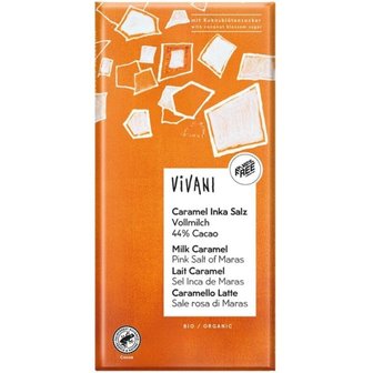 Chocoladereep Caramel Incazout 10 stuks (biologisch)