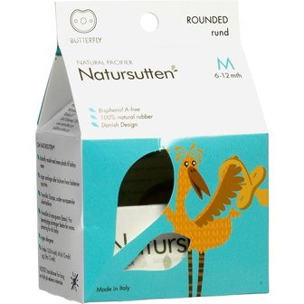 Natuurrubber Speen maat M (6-12 maand)