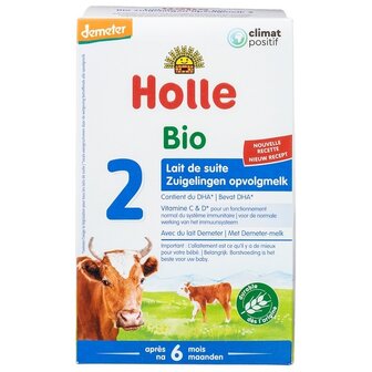 Holle Opvolgmelk 2 Koemelk (vanaf 6 maanden) (biologisch)