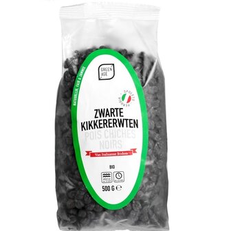 Zwarte Kikkererwten 500 gram (biologisch)