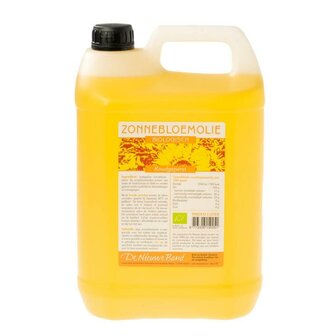 Zonnebloemolie jerrycan 5 liter