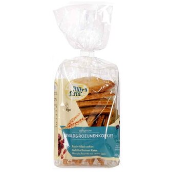 Gevulde Rozijnenkoekjes 8 x 175 gram (biologisch)