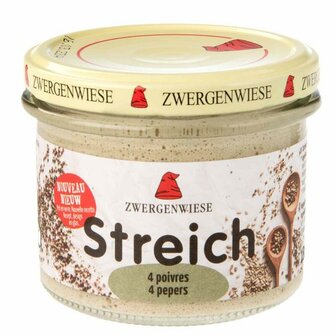 4-Peperspread 180 gram (biologisch)