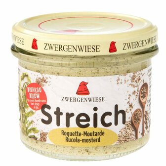 Rucolaspread met Mosterd 180 gram (biologisch)