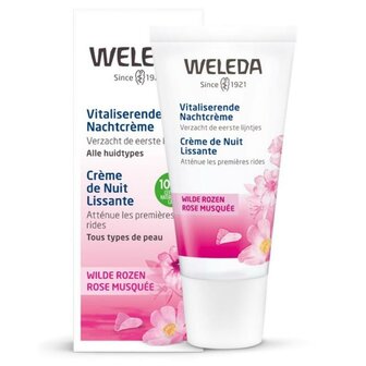 Weleda Wilde Rozen Nachtcreme (30+) - 30 ml