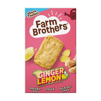 Ginger Lemon Cookies  (doos) 6 x135 gram (biologisch)