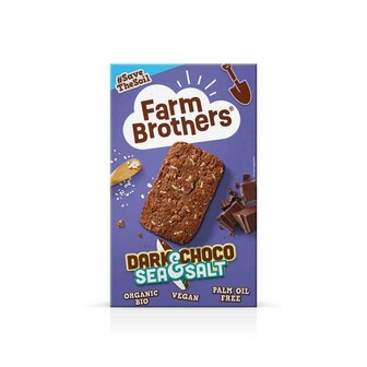 Dark Chocolate Sea Salt Cookies 135 gram (biologisch)