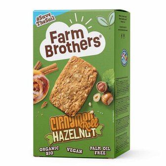 Hazelnut Cinnamon Cookies (doos) 6x135 gram (biologisch)