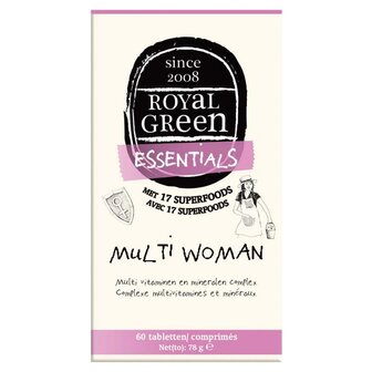Multivitamine Vrouw 60 tabs (Royal Green)