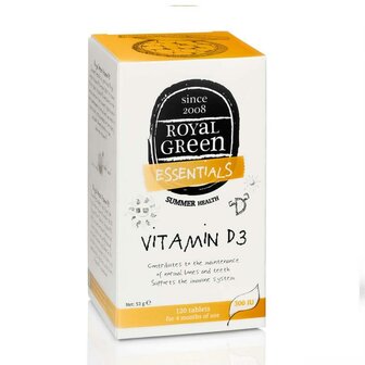 Vitamine D3 120 tabs (Royal Green)