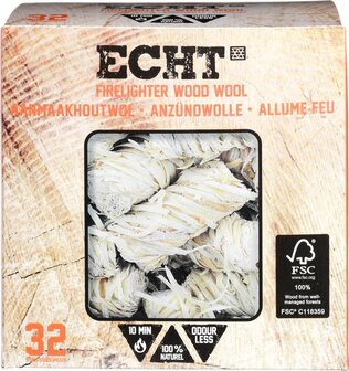 Aanmaakhoutwol (FSC hout) 32 stuks