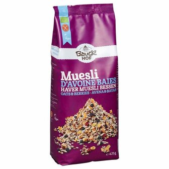 Glutenvrije Havermuesli Bessen 425 gram (biologisch)