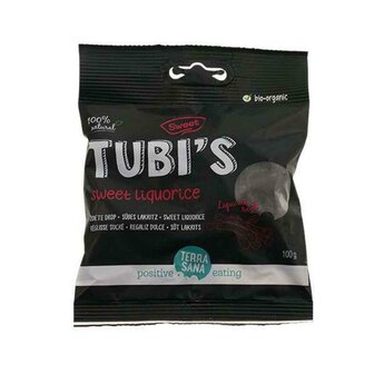 Zoete Drop Tubi&#039;s 100 gram (biologisch)