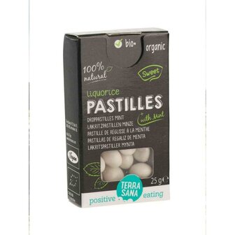 Droppastilles Mint 25 gram (biologisch)