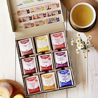 Yogi Tea Selection Box 45 stuks THT juni 2025 (biologisch)
