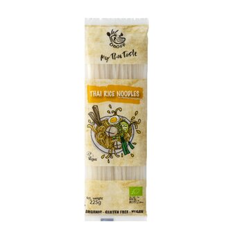 Glutenvrije Thaise Rijstnoedels 225 gram (biologisch)