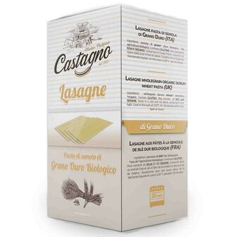 Witte Lasagne 500 gram biologisch)
