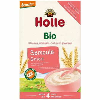Holle Babypap Griesmeel 250 gram (biologisch)