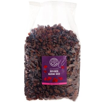 Blue Thompson Rozijnen Voordeelverpakking 1 kilo (biologisch)