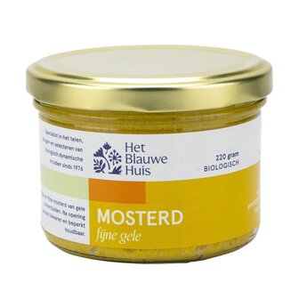 Biologische gele mosterd