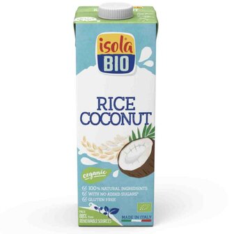 Rijstmelk Kokos 6x 1 liter (biologisch)