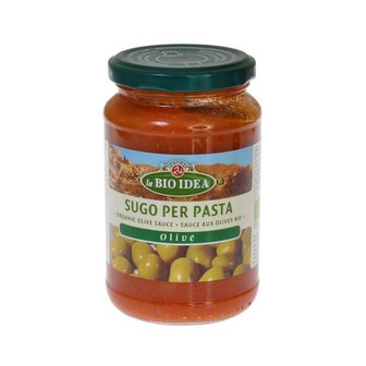 Pastasaus Olijven 6 x 340 gram (biologisch)