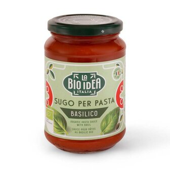 Pastasaus Basilicum 6 x 340 gram (biologisch)