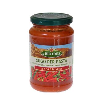 Pastasaus Arabbiatta 6 x 340 gram (biologisch)