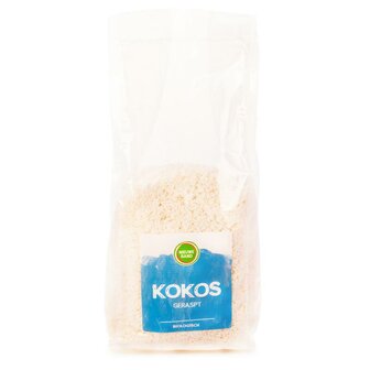 Biologische kokosrasp van De Nieuwe Band
