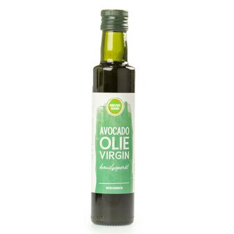 Biologische koudgeperste avocado olie