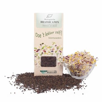 Brassica Mix Kiemkrachtig tot 8.9.25 - 125 graM (biologisch)