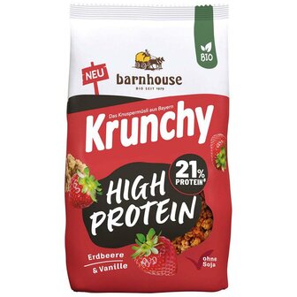 Krunchy High Protein Aardbei