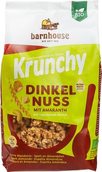 Krunchy Amaranth Spelt 375 gram THT 4.12.25 (biologisch)