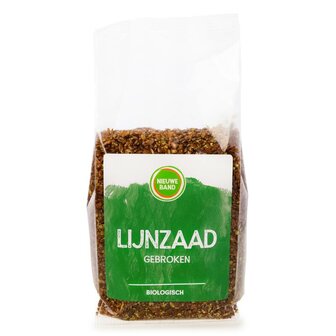 Gebroken Lijnzaad Voordeelverpakking 200 gram (biologisch)