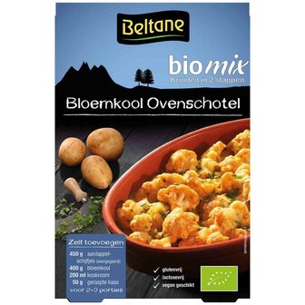 Bloemkool overschotel biologische maaltijdmix
