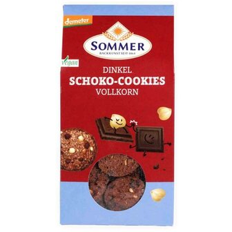 Spelt Chocoladekoekjes 150 gram (demeter)