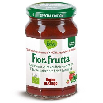aardbeienjam met munt biologische kwaliteit
