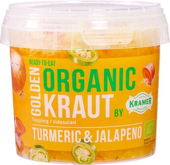 zuurkool met kurkuma en jalapeno