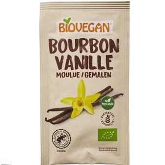 Biologisch vanillepoeder, 100% gemalen vanille