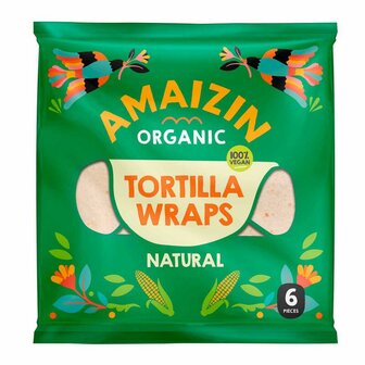 Biologische tortilla wraps